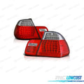 Pilotos BMW E46 01-05 LED ROJO Cromo LOOK M3 | TDH Performance