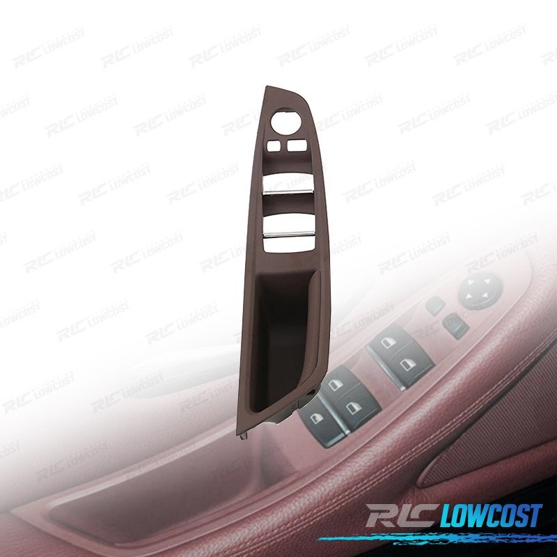Moldura Botonera Panel DE Puerta BMW Serie 5 F10 F11 Marron Oscuro