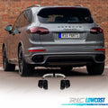 Colas Escape Porsche Cayenne 17- LOOK GTS Negro | TDH Performance