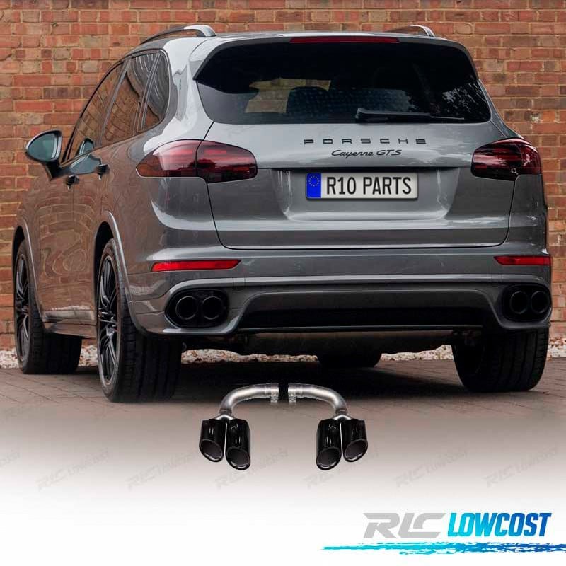 Colas Escape Porsche Cayenne 17- LOOK GTS Negro | TDH Performance