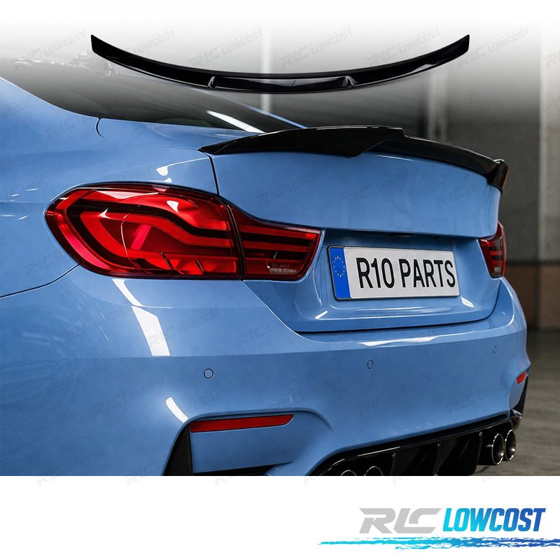 Aleron Spoiler BMW F82 M4 M Performance Negro Brillo ABS | TDH Performance