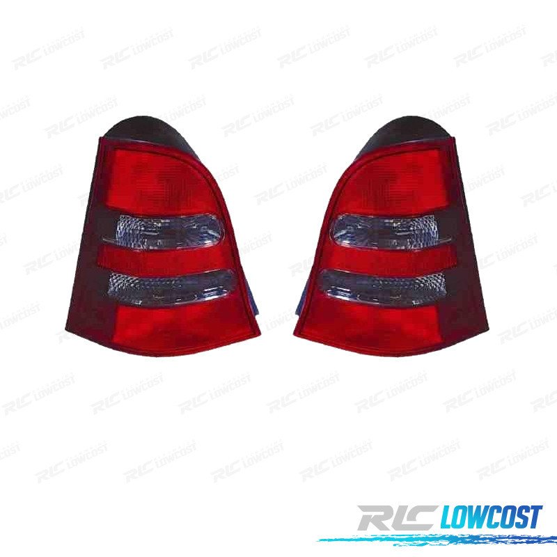 Pilotos Mercedes Clase A W168 01-04 Ahumado ROJO