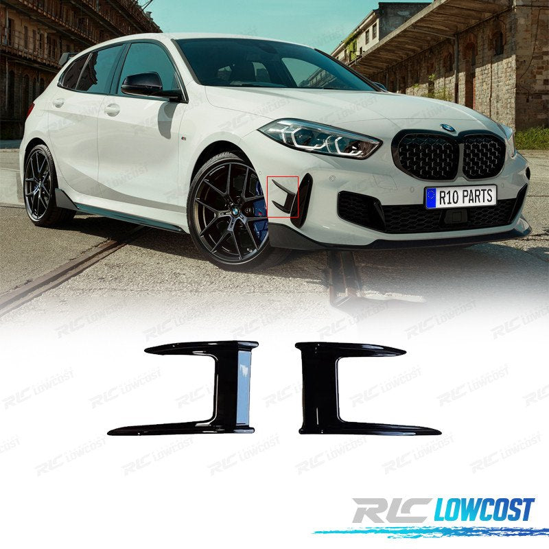 Añadidos DE Paragolpes Delantero BMW F40 Hatchback 19-22 Negro Brillo