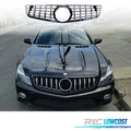 Parrilla Mercedes SL R230 08-12 Negro Cromo | TDH Performance