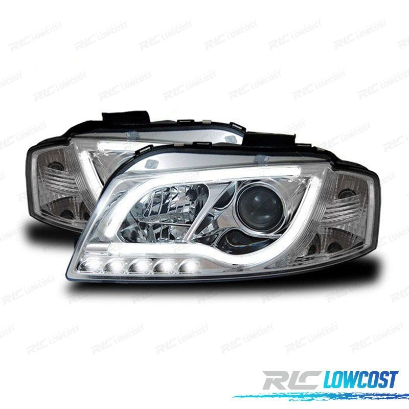 Faros LUZ Diurna LED AUDI A3 8P 03-08 TRU DRL Ece-r87 Cromado | TDH Performance