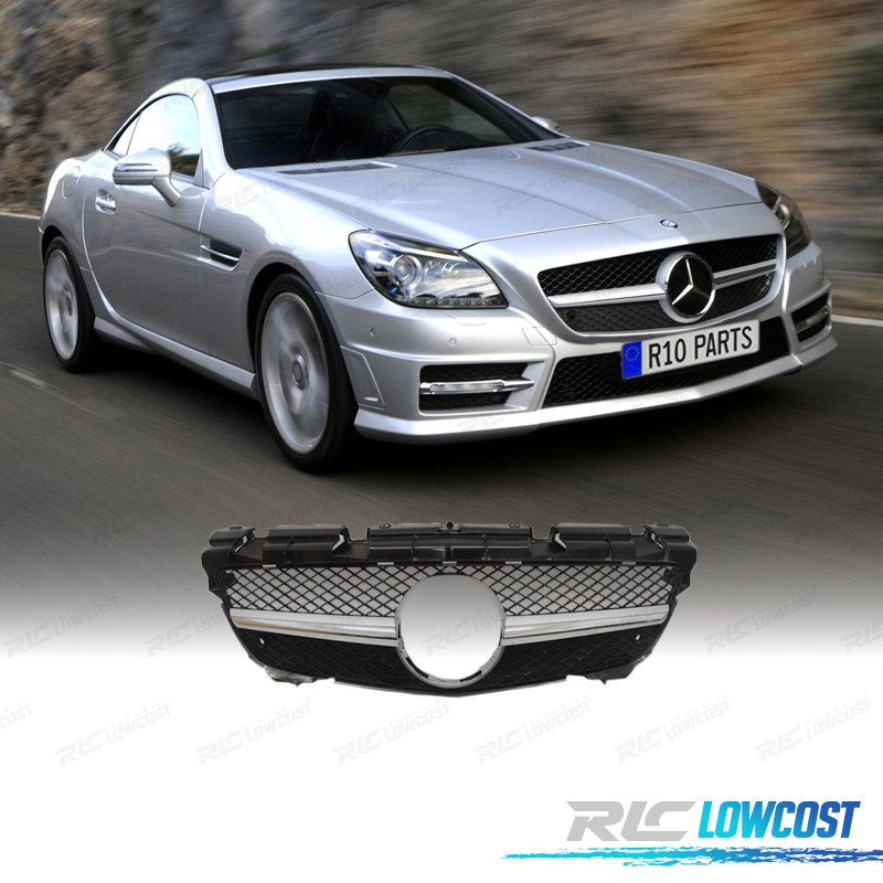 Parrilla Mercedes SLK R172 11-14 LOOK AMG Cromo Negro | TDH Performance