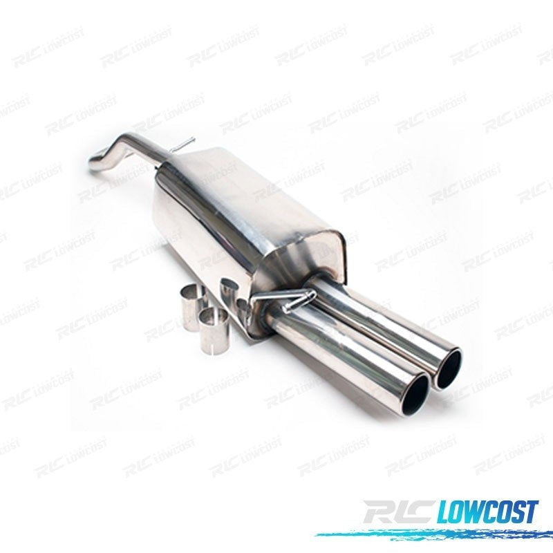 Silencioso Escape PARA Volkswagen VW NEW Beetle 09 1996- INOX X2 | TDH Performance