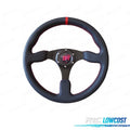 Volante PIEL Negra Ribete ROJO | TDH Performance