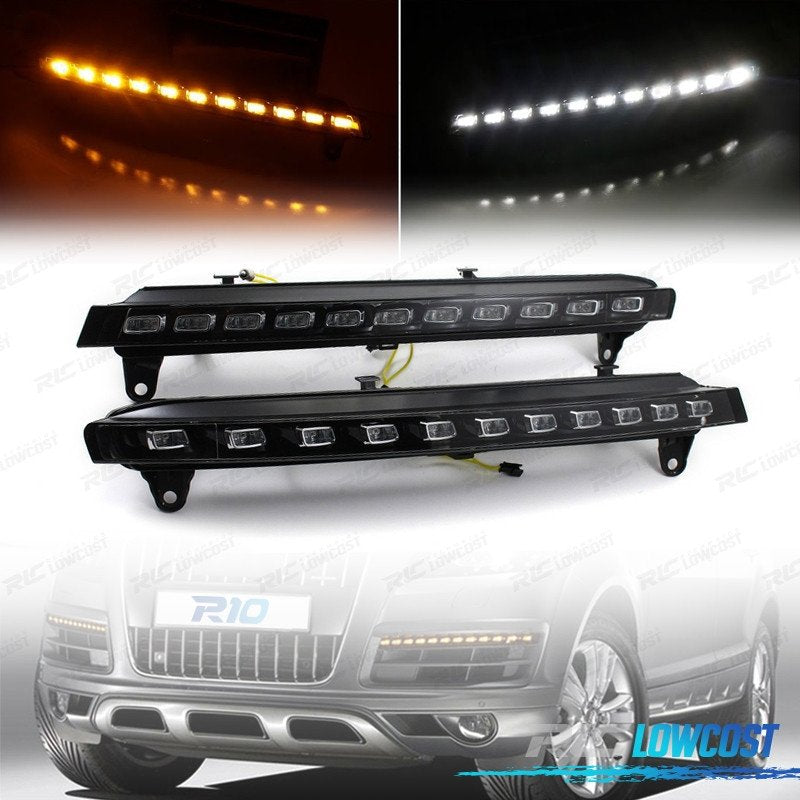 KIT LUZ Diurna LED DRL + Intermitente AUDI Q7 2006 2007 08-09 | TDH Performance