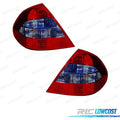 Pilotos PARA Mercedes Clase E W211 Berlina 06-09 Blanco ROJO