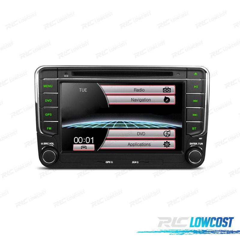 Radio Navegador 7" PARA Skoda USB GPS Tactil HD