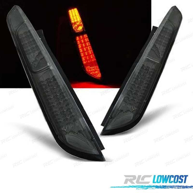 Pilotos FORD Focus MK2 08-11 LED Cromo Ahumado | TDH Performance