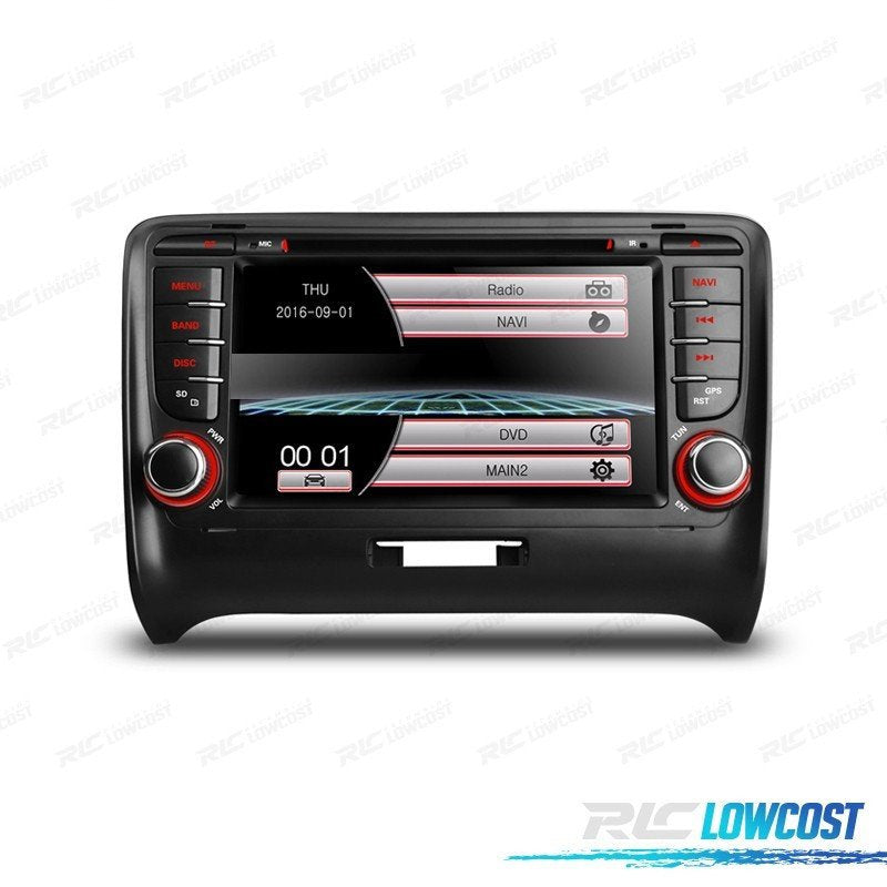 Radio Navegador 7" AUDI TT 06-12 USB GPS Tactil HD