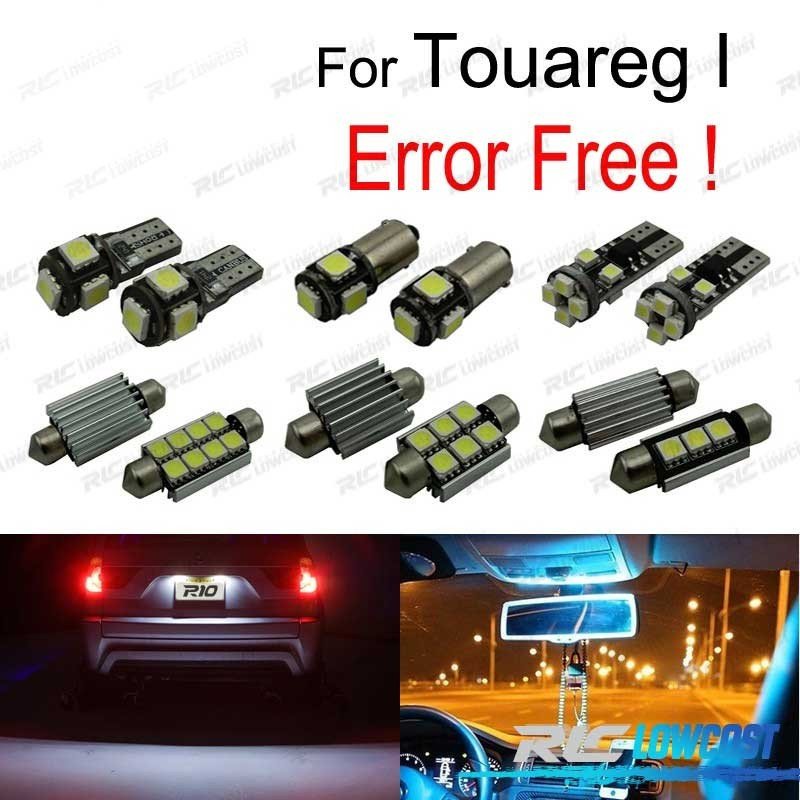 KIT 20 Bombillas LED Interior Touareg I 7LA 7L6 7L7 2002 -2009 | TDH Performance