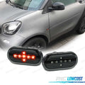 Intermitentes Laterales PARA Smart Fortwo 453 14- LED Negro | TDH Performance