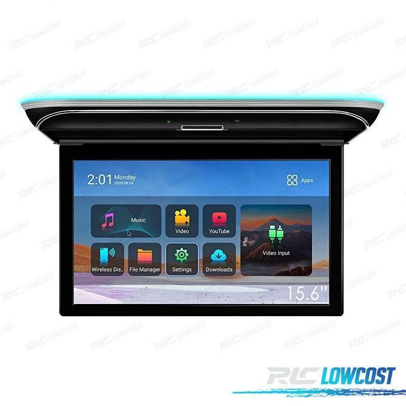 Pantalla Techo Android 9 Universal Táctil