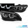 Faros BMW Z4 E89 09-13 OJOS Angel LED Dinámicos Negros Xenon | TDH Performance