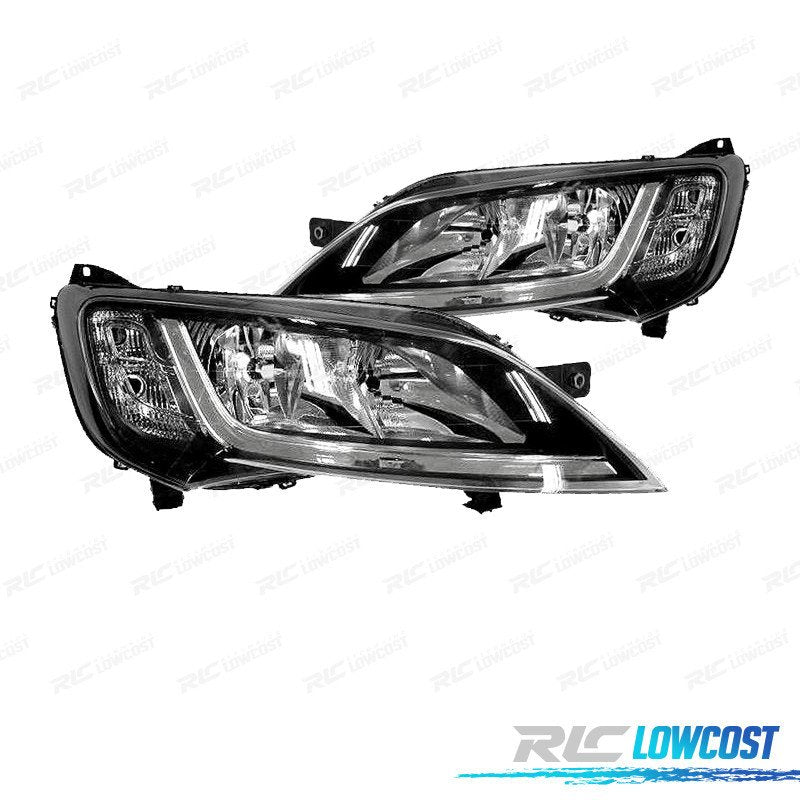 Faros Peugeot Boxer 14- Negro