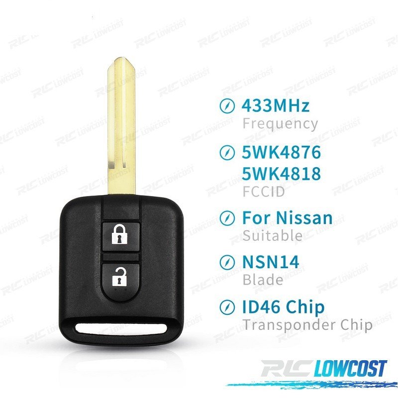 Llave Completa Nissan Elgrand X-trail Qashqai Navara Micra NOTE Nv200 | TDH Performance