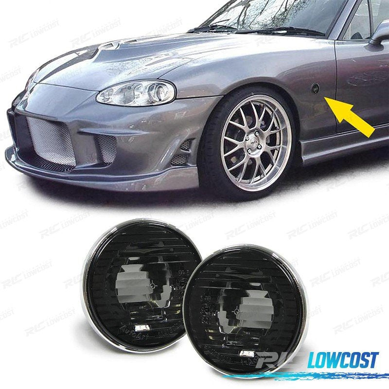Intermitentes Laterales Mazda MX5 NA NB NBFL 90-05 Negro