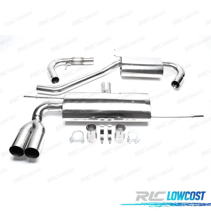 Silencioso Escape AUDI A3 8P 03-12 Doble Acero | TDH Performance