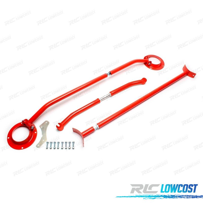 KIT Barras Estabilizadoras Ajustables SEAT Toledo 1L 91-99 ROJO