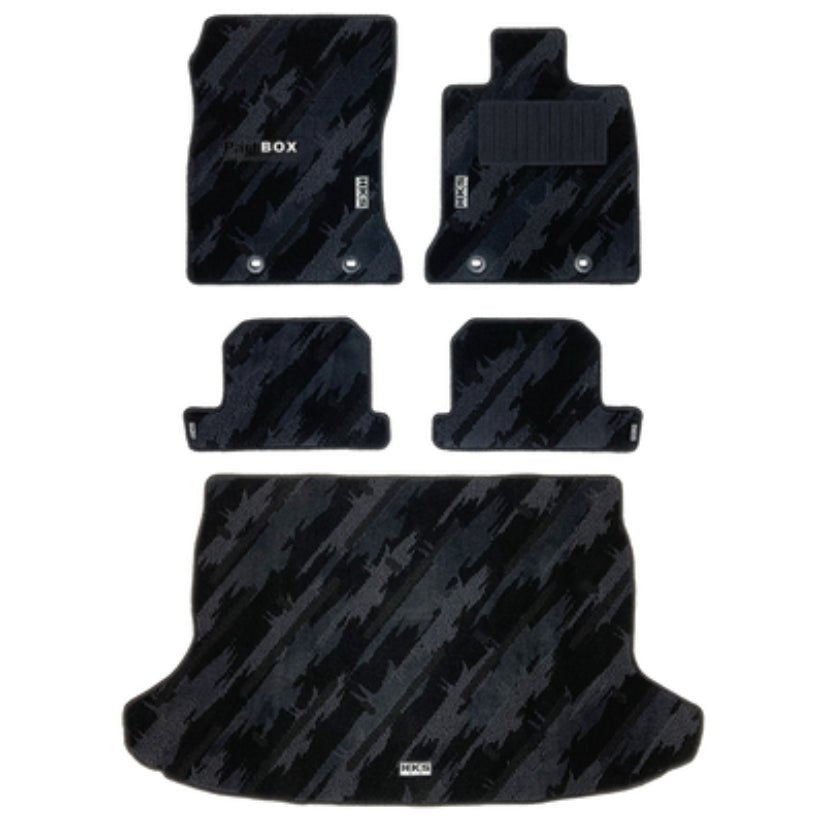 HKS Floor Mats Toyota GR86 Subaru BRZ ZN8 ZC8 Full Set RHD Monotone 22-25