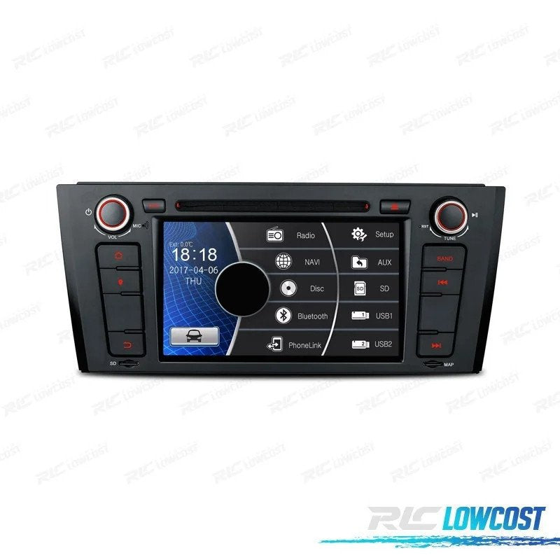 Radio Navegador 7" BMW Serie 1 E81 E82 E87 E88 04-11 USB GPS Tactil HD