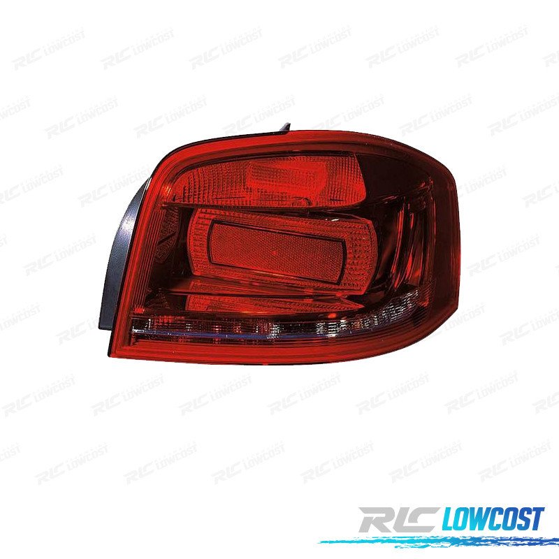 Piloto DCH AUDI A3 3P 09-12 Blanco ROJO