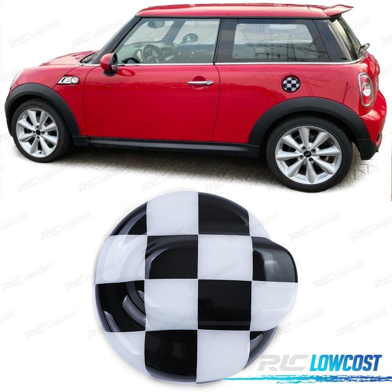 TAPA Deposito MINI R56 R57 R58 R59 R60 Blanco Negro