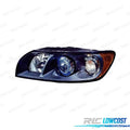 FARO IZQ Volvo S40 V50 04-07 Fondo Negro H7 + HB3 | TDH Performance