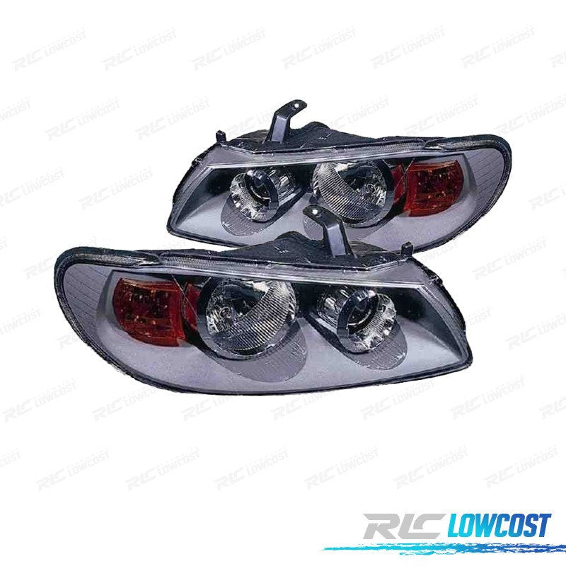 Faros Nissan Almera 02-06 Fondo GRIS