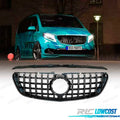 Parrilla Mercedes W447 14-19 LOOK GTR Panamericana Negro Brillo | TDH Performance