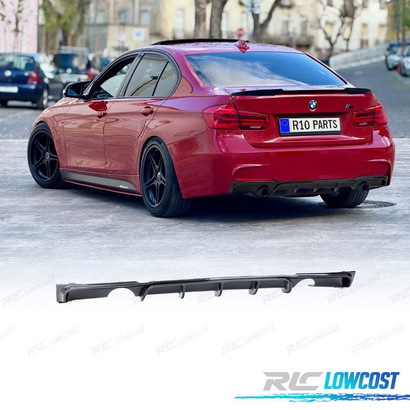 Difusor BMW F30 F31 LOOK M Performance Carbono Doble Salida | TDH Performance