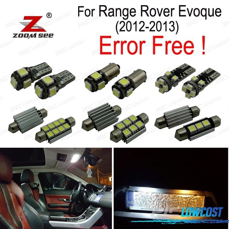 KIT 20 Bombillas LED Interior PARA Range Rover Evoque 2012-2013 | TDH Performance