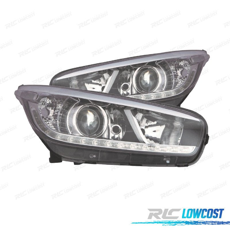 Faros KIA CEED 12-15 Negro