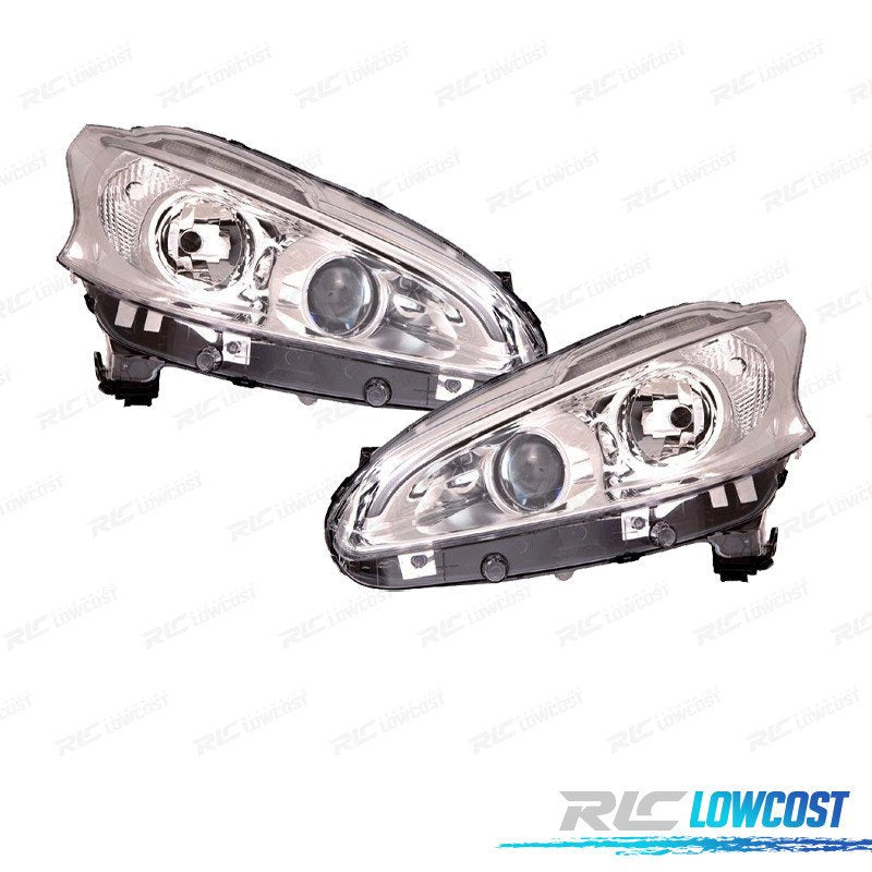 Faros Peugeot 208 12-15 + Lente