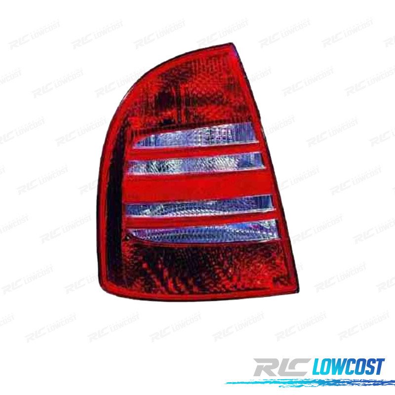 Piloto IZQ PARA Skoda Superb 02-08 ROJO