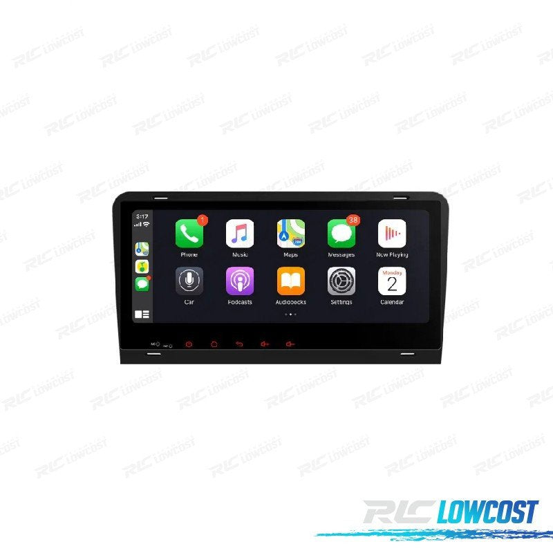 Radio GPS Android 12 4GB AUDI A3 S3 RS3 03-12