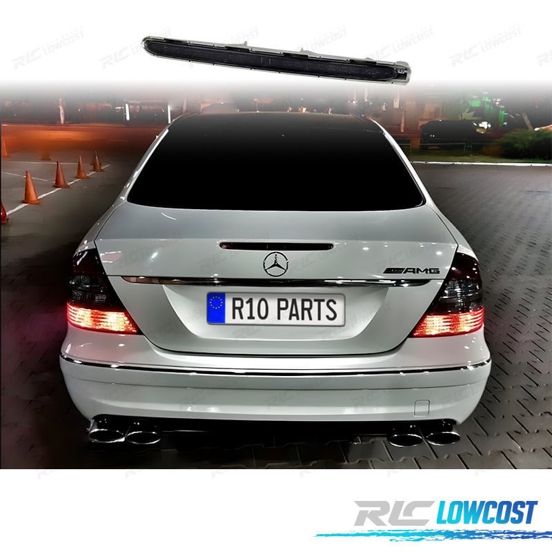 Tercera LUZ Freno PARA Mercedes Clase E W211 02-06 Negro Ahumado | TDH Performance