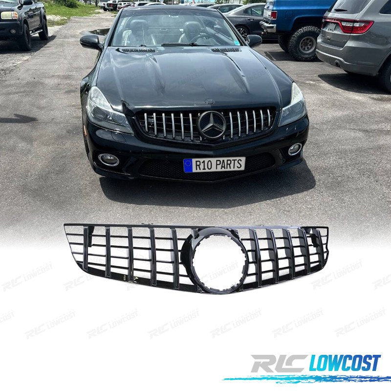 Parrilla Mercedes SL R230 08-12 Negro Brillo | TDH Performance