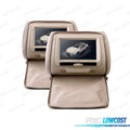 Reposacabezas Multimedia 7 Pulgadas HD USB SD Color Beige