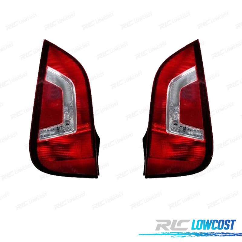 Pilotos Volkswagen VW UP 11-16 Blanco ROJO