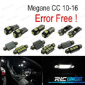 KIT 10 Bombillas LED Interior PARA Renault Megane CC 10-16 | TDH Performance