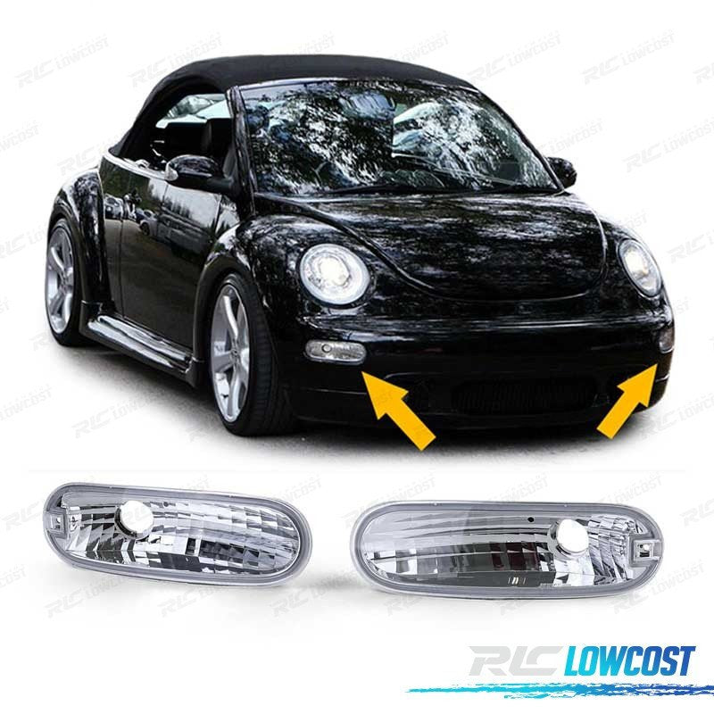 Intermitentes Frontales Volkswagen VW NEW Beetle 98-06 Cromo | TDH Performance