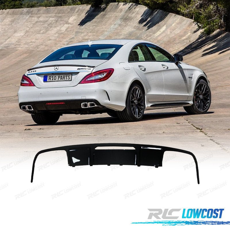 Difusor Mercedes CLS C218 15-18 LOOK C63 AMG Negro Brillo | TDH Performance