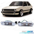 Intermitente Frontal Volkswagen VW GOLF 2 84-91 Cristal Claro Cromo | TDH Performance