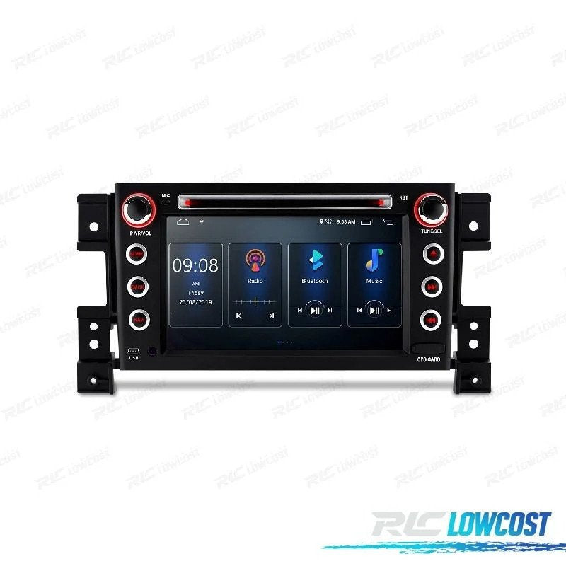 Radio GPS Android 14 PARA Suzuki Grand Vitara 05-13
