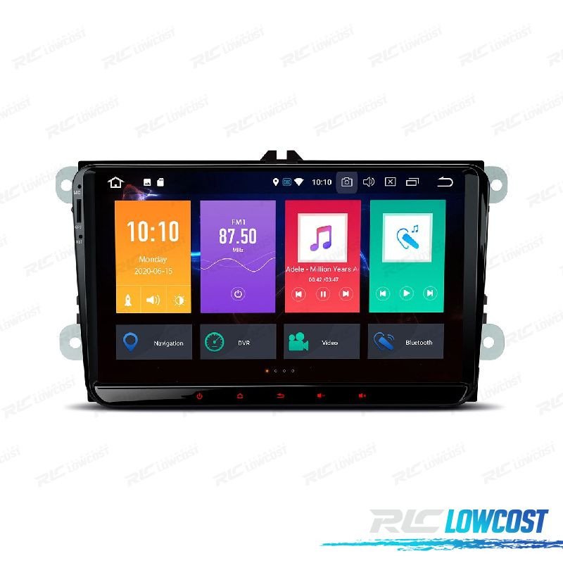 Radio GPS Android 10 PARA Volkswagen VW Skoda SEAT