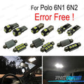 KIT 9 Bombillas LED Interior PARA Volkswagen VW POLO MK3 6N 6N1 6N2 94-01 | TDH Performance